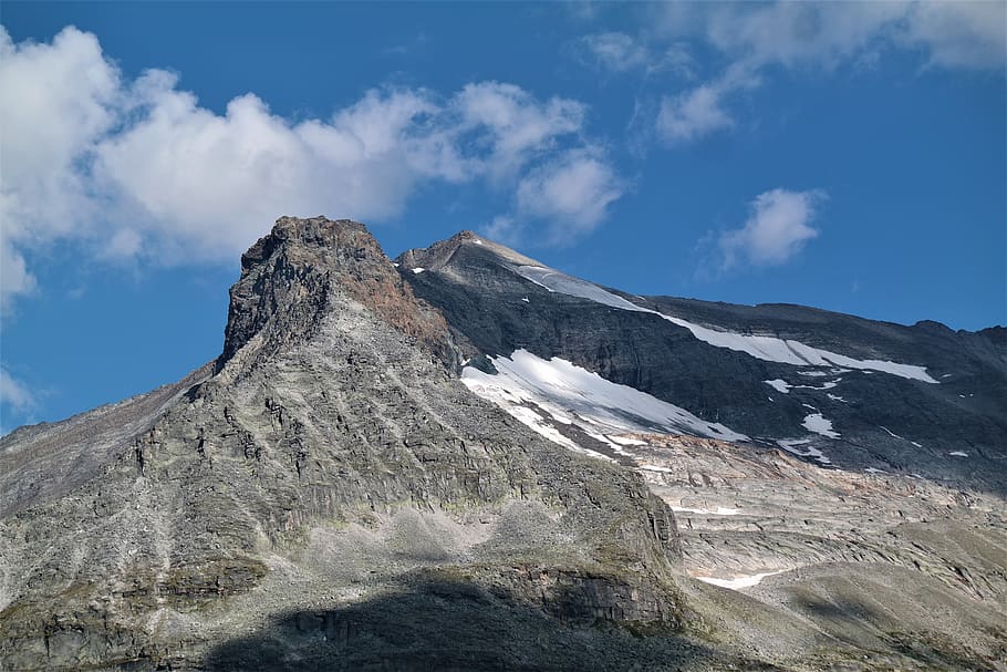 mountain, alpine, landscape, nature, sky, summit, mountaineering HD wallpaper