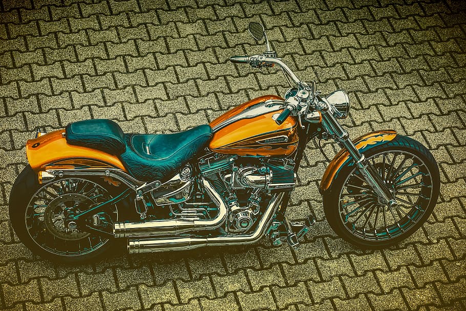 harley davidson, motorcycle, machine, dom, two wheeled vehicle HD wallpaper