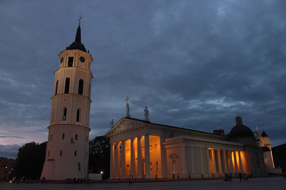 lithuania, vilnius, built structure, architecture, building exterior HD wallpaper