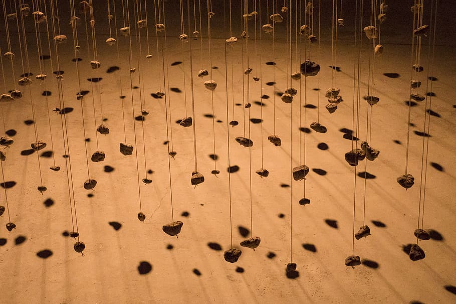 Rocks Hanging , design, shadows, indoors, large group of objects HD wallpaper