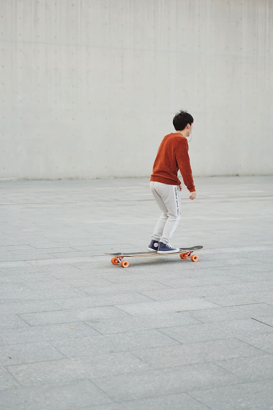man skating on pavement, person, human, sport, sports, skateboard HD wallpaper