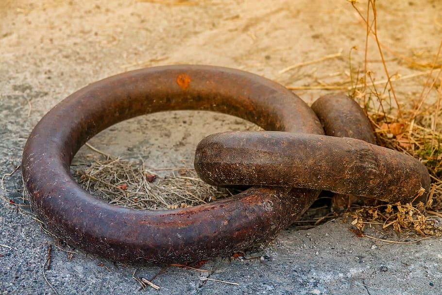 steel ring, anchoring, technology, fixing, metal, rust, mount HD wallpaper