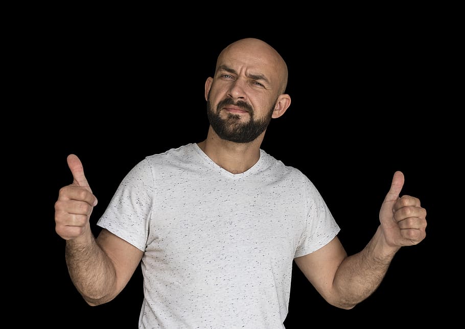 man, bald, worker, face, male, people, person, men, mustache HD wallpaper