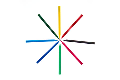 pen, school, course, colors, education, the draw, drawing, to write HD wallpaper