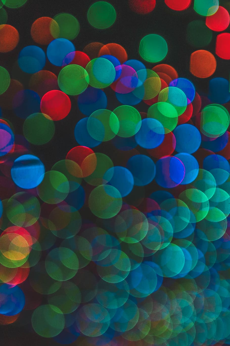 bokeh photography, multi colored, full frame, backgrounds, defocused HD wallpaper