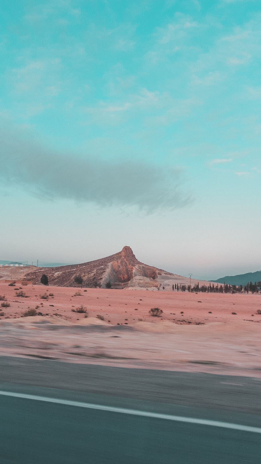 forest, sky, nature, road, landscape, scenics - nature, desert HD wallpaper