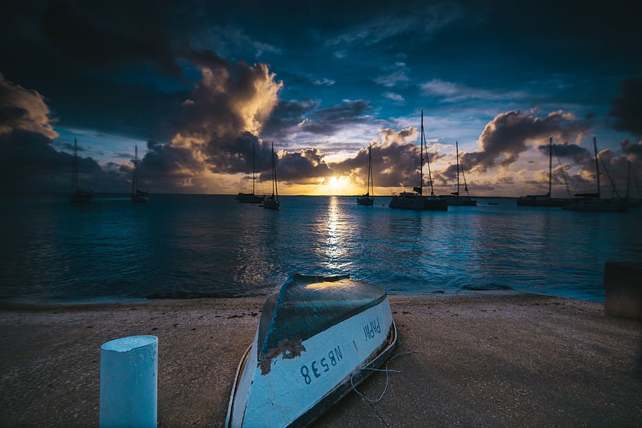 lanscape, vehicle, transportation, watercraft, vessel, waterfront HD wallpaper