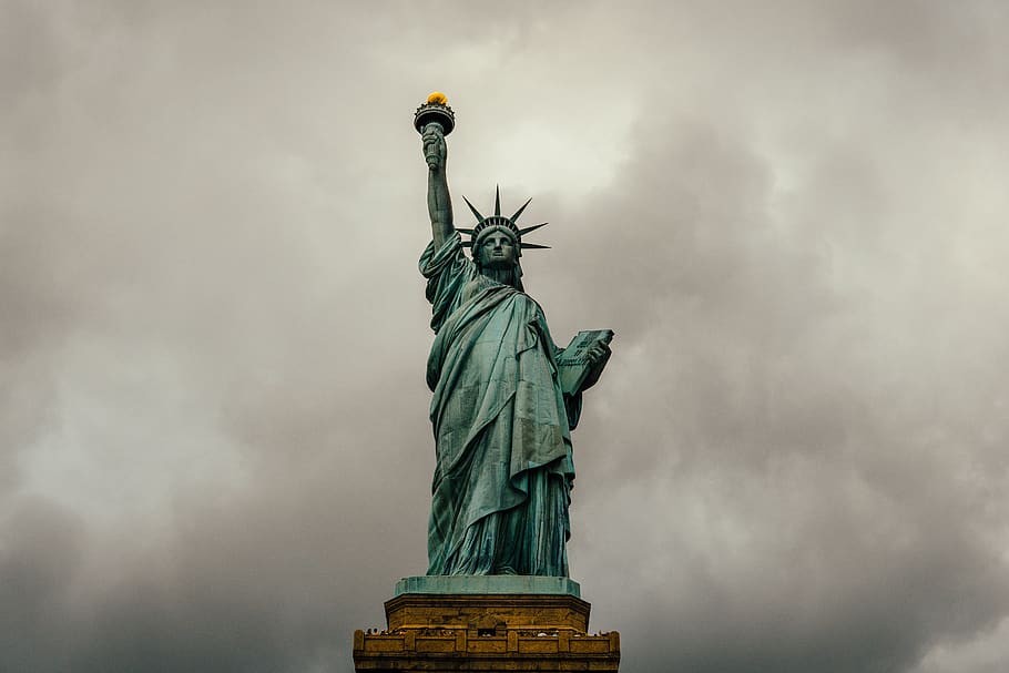 Statue of Liberty, USA, art, sculpture, united states, statue of liberty national monument, HD wallpaper