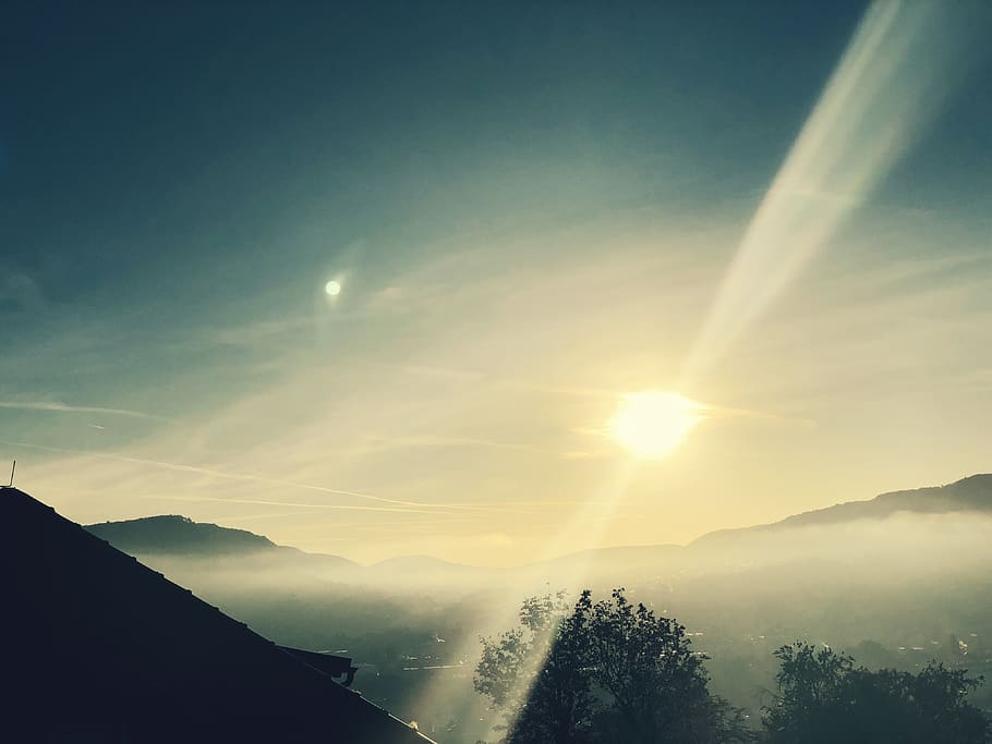 germany, jena, sky, scenics - nature, beauty in nature, tranquil scene HD wallpaper