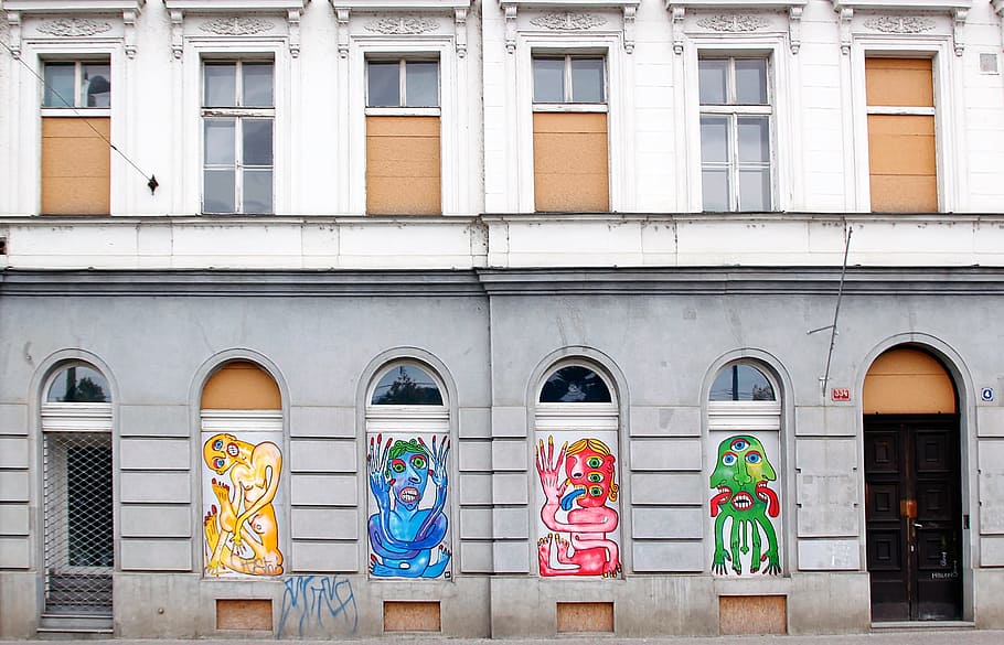 wall, graffity, architecture, building exterior, built structure HD wallpaper