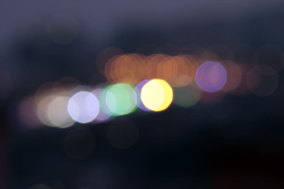 Out of Focus Photo of Lights in Bokeh Photography, dark, HD wallpaper HD wallpaper