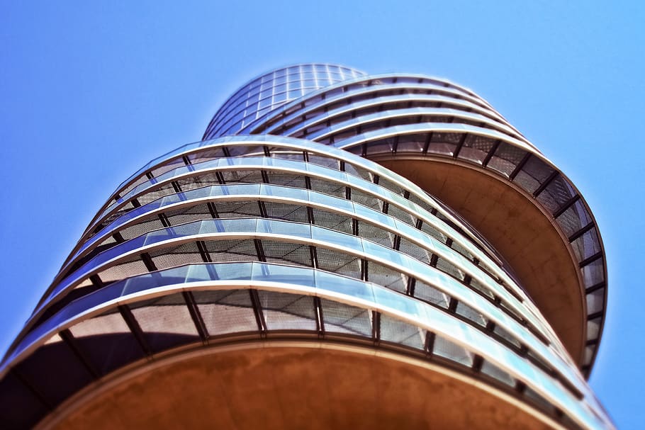 architecture, skyscraper, building, city, modern, facade, high HD wallpaper