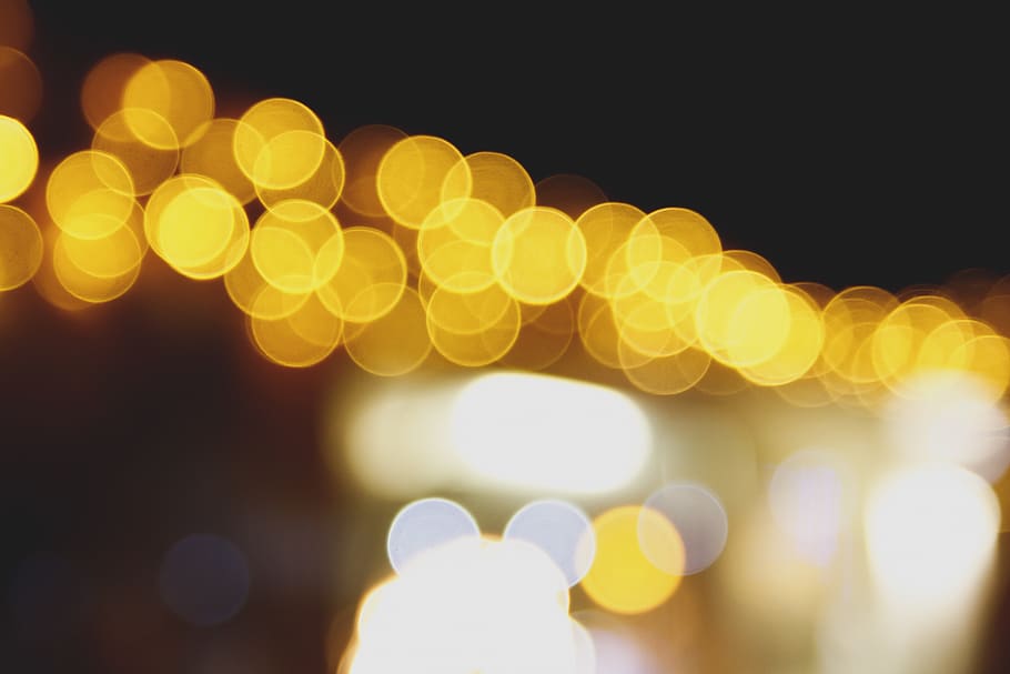 amber lights at nighttime, flare, hungary, szeged, lighting, nights HD wallpaper