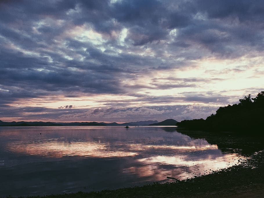philippines, culion, unnamed road, cloud - sky, water, beauty in nature HD wallpaper
