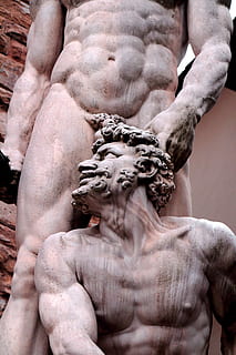 sculpture, art, statue, human, person, kill, dramatic, tension HD wallpaper