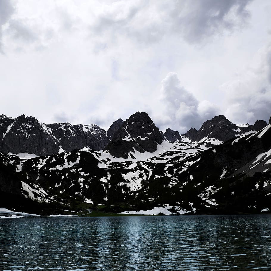 mountain, outdoors, ice, mountain range, snow, glacier, berwang 153, HD wallpaper