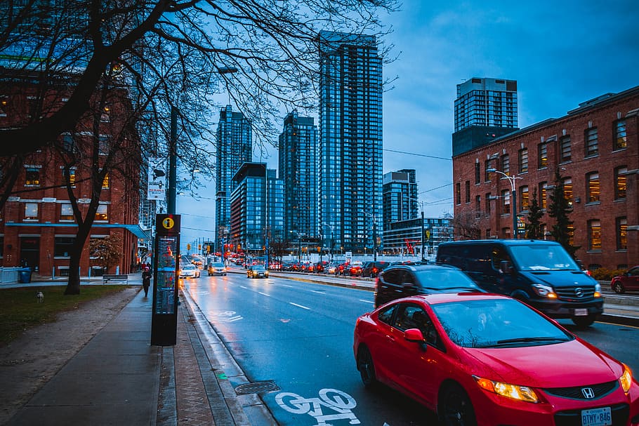canada, toronto, transportation, mode of transportation, city HD wallpaper