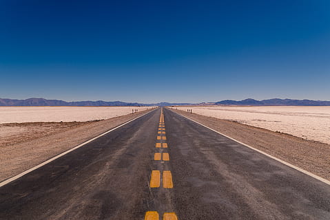 gray concrete road, highway, argentina, route 52 - jujuy, salinas grandes HD wallpaper