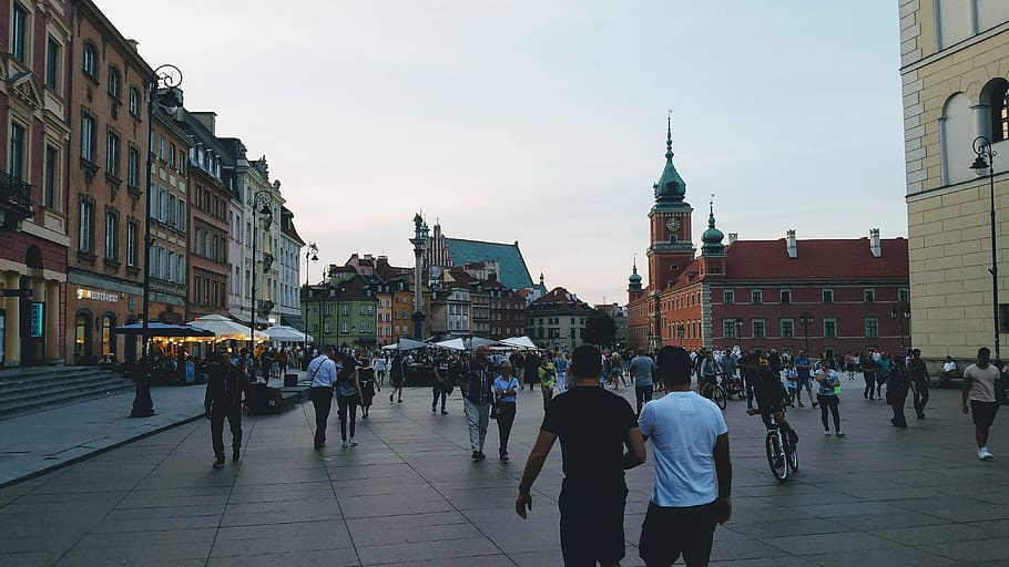 warsaw, old town, architecture, building exterior, city, built structure HD wallpaper