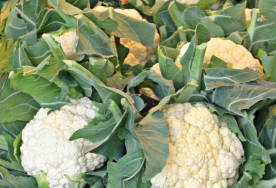 stall, veg, cauliflower, vegetable, food, fruit, nature, fresh HD wallpaper