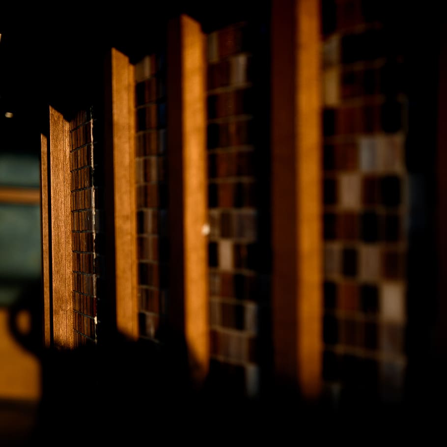 corridor, brick, prison, sunset, bar, vienna, golden hour, wood HD wallpaper