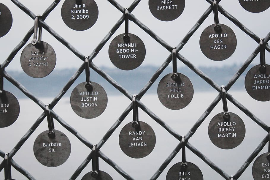 text, riverfront, seattle, names, keychain, ocea, downtown HD wallpaper