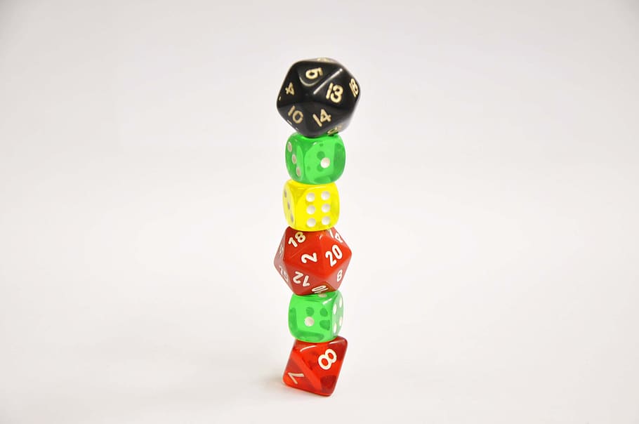 game, stacked, data, tower, studio shot, dice, indoors, no people HD wallpaper