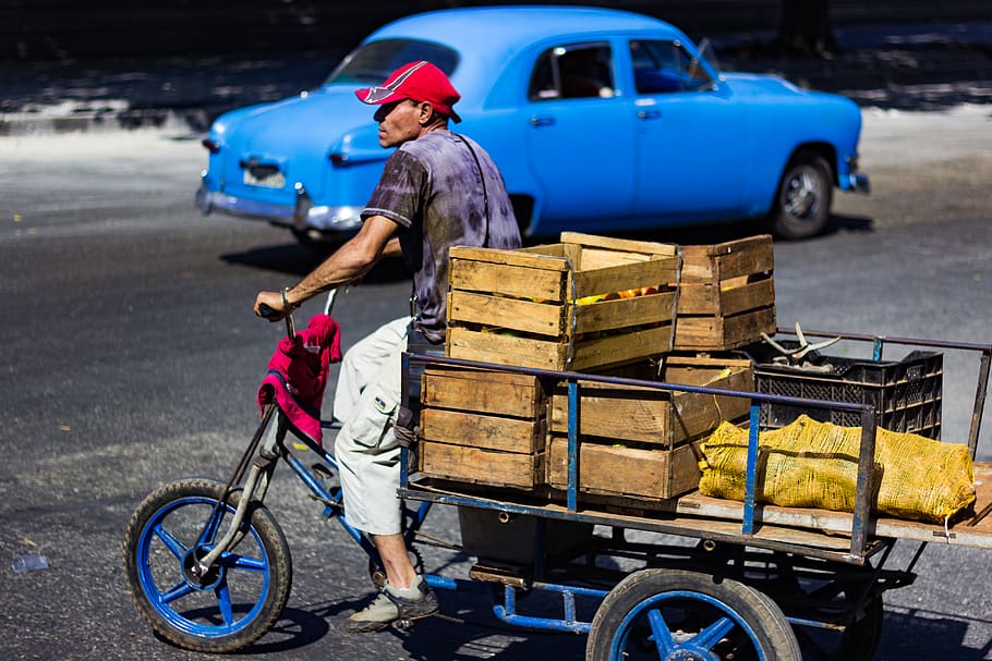 human, person, car, vehicle, automobile, transportation, havana HD wallpaper