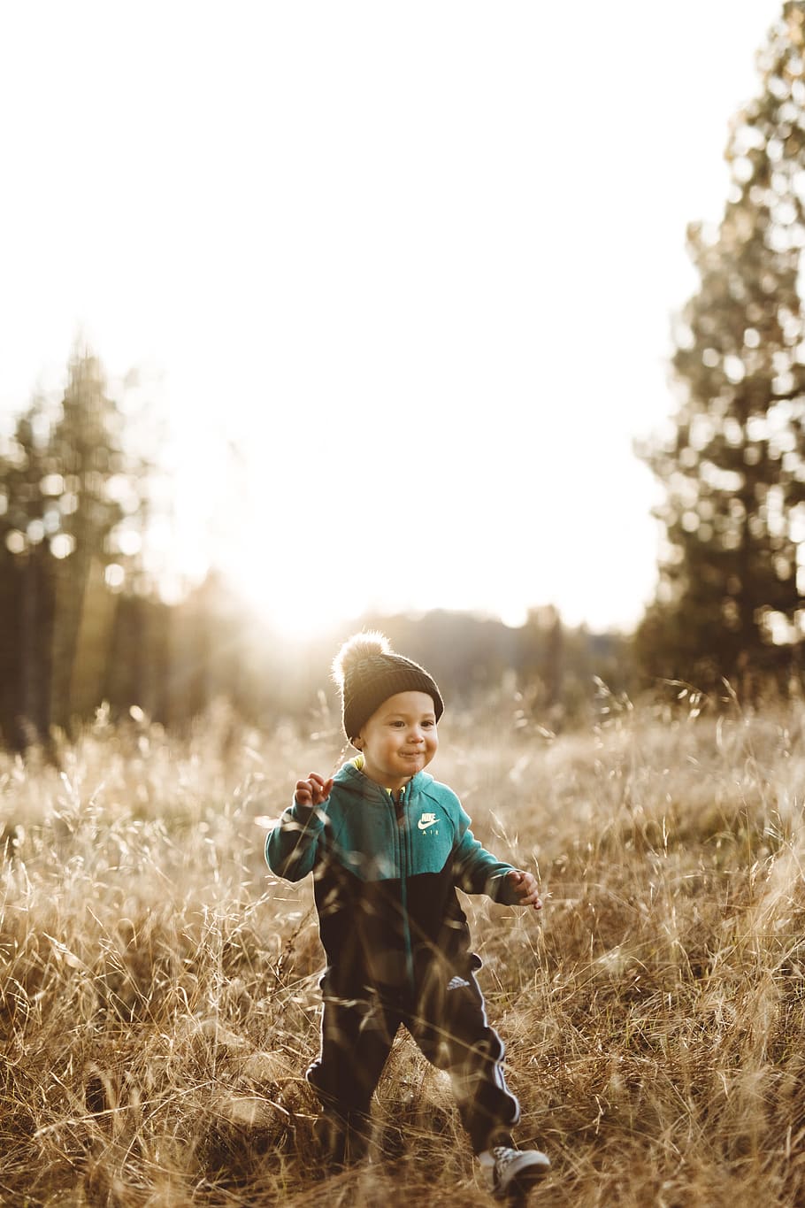 boy surrounded by grass, plant, field, one person, land, real people HD wallpaper