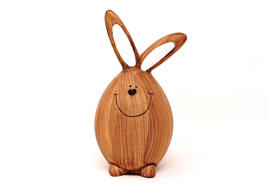 easter, easter bunny, spring, figure, easter decoration, happy easter HD wallpaper