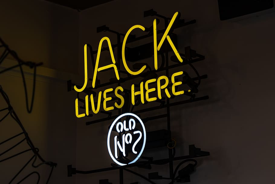Jack Lives Here signage, text, communication, western script HD wallpaper