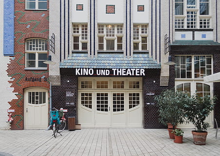 germany, berlin, edificio, fachada, wes anderson, theatre, architecture HD wallpaper