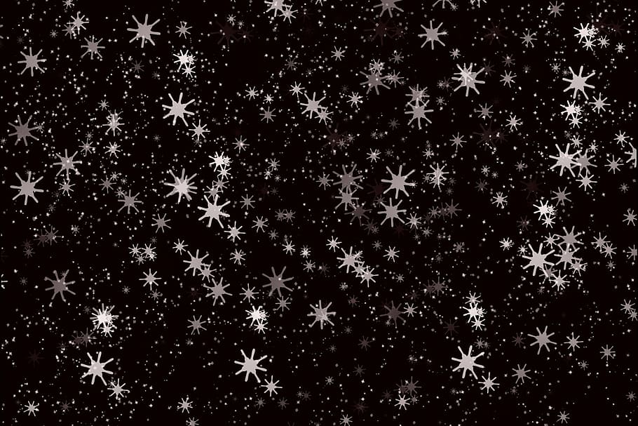flake, snow, stars, texture, design, winter, christmas, full frame HD wallpaper