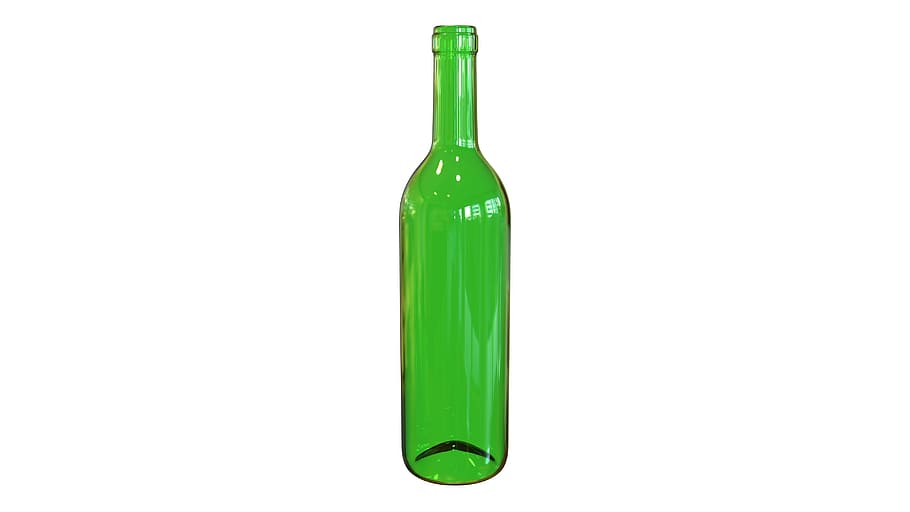 bottle, wine, green, vacuum, barman, shine, transparent, green color, HD wallpaper