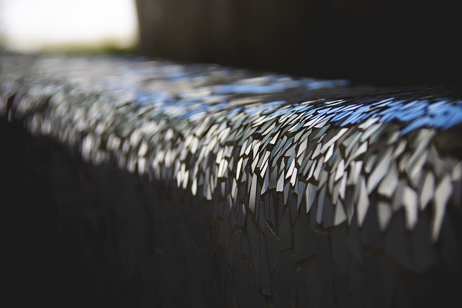 spain, valencia, poly, mosaic, wall, selective focus, no people HD wallpaper