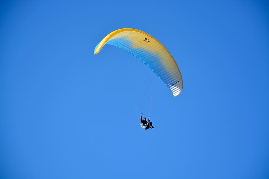 paragliding, paraglider, sailing, wing, wing ozone rush 5, flight