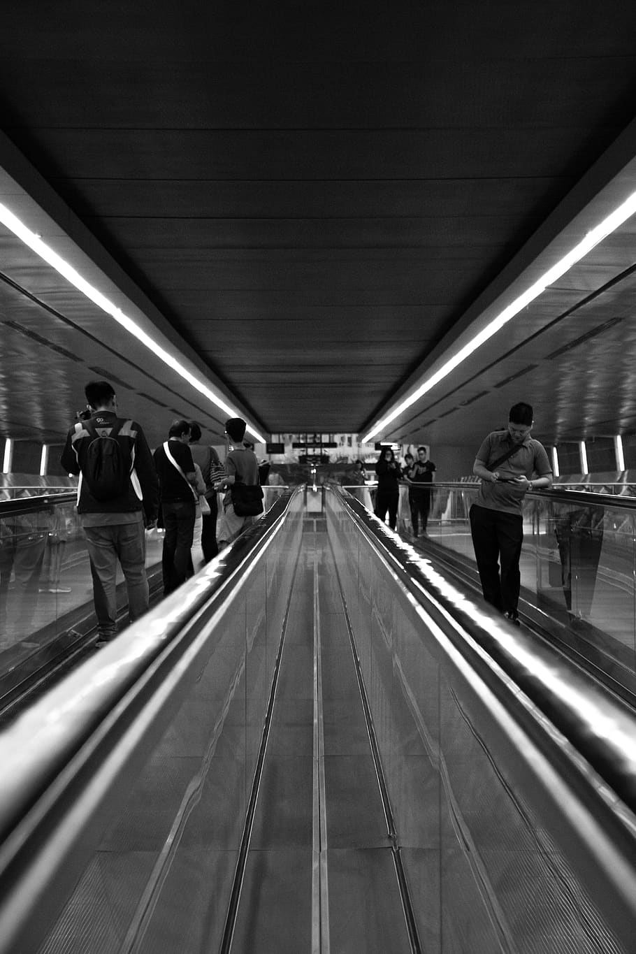human, person, lighting, singapore, handrail, banister, pedestrian HD wallpaper