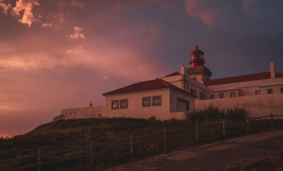 architecture, building, tower, lighthouse, beacon, nature, outdoors HD wallpaper