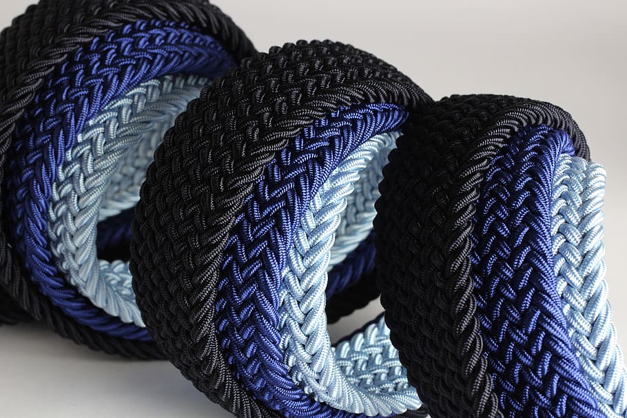 Grey Blue and Black Braided Strap, accessories, accessory, bracelet HD wallpaper