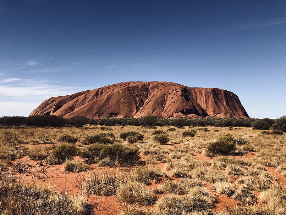 Hd Wallpaper Nature Landscape Uluru Australia Rock Desert Ayers