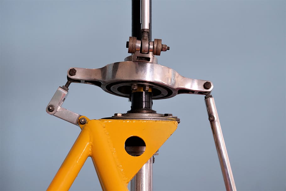 gray and yellow metal frame, transportation, bike, vehicle, bicycle HD wallpaper
