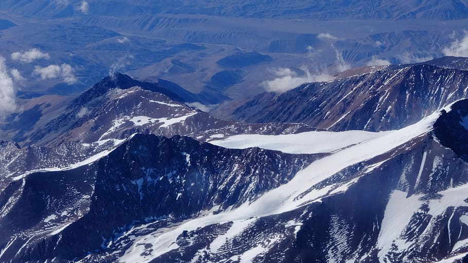 mountain range, snow, los andes, scenics - nature, beauty in nature HD wallpaper