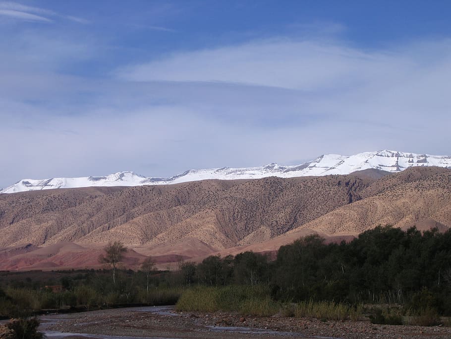 atlas mountains, landscape, scenics - nature, environment, sky HD wallpaper
