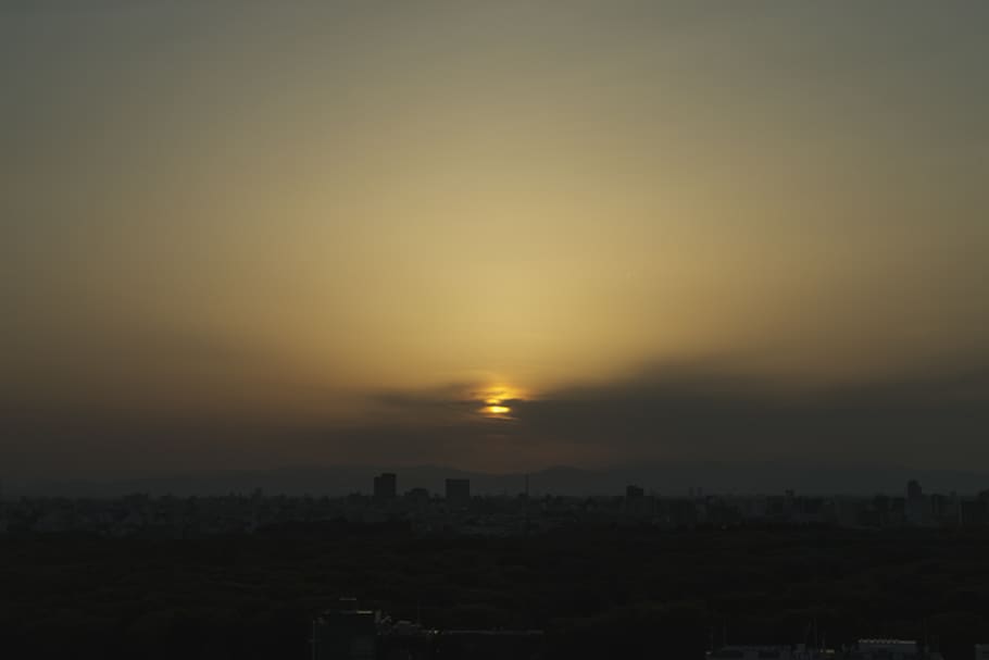cityview, tokyo, sunset, sky, building exterior, architecture HD wallpaper