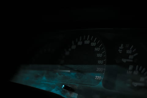 gauge, light, car, blue, speed, cars, tachometer, cockpit, flare HD wallpaper
