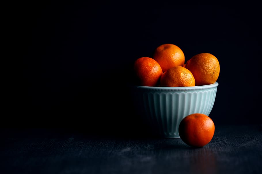 orange fruit in white ceramic bowl, healthy eating, food and drink HD wallpaper