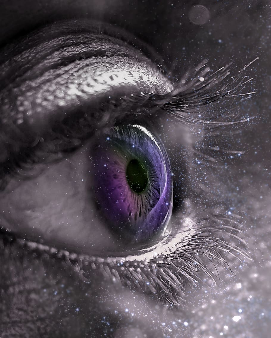 purple eyes wallpaper