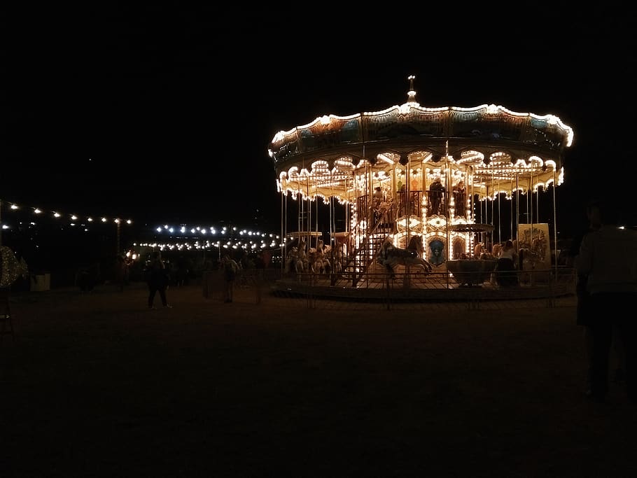 argentina, palermo, illuminated, night, arts culture and entertainment HD wallpaper