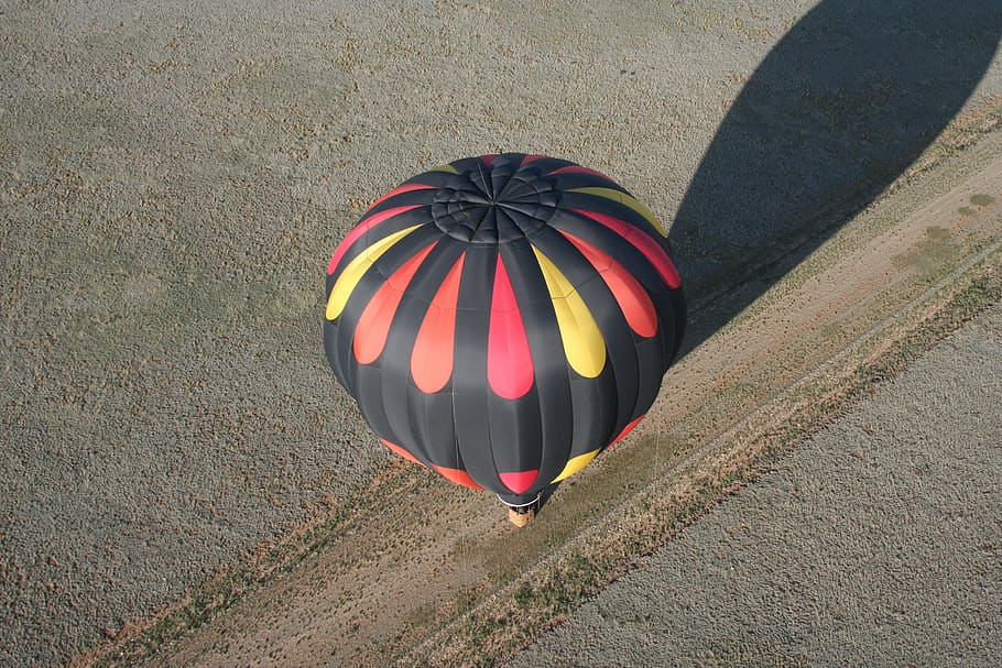 aviation, flying, balloon, striped, hot air balloon, multi colored HD wallpaper