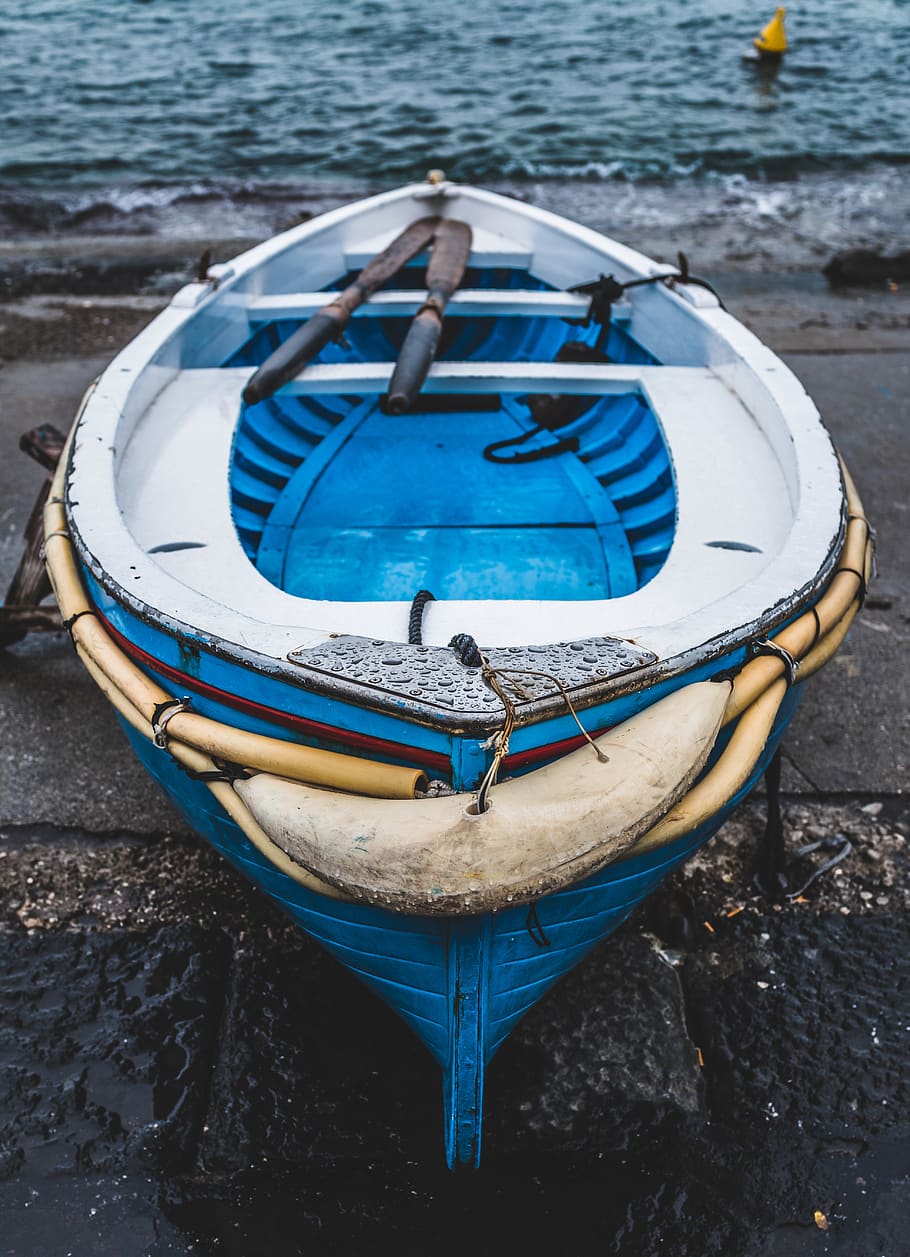 canoe on seashore, boat, vessel, dinghy, watercraft, transportation HD wallpaper